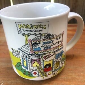 Mom’s Motel Transients Welcome Humorous Ceramic Coffee Mug 12oz